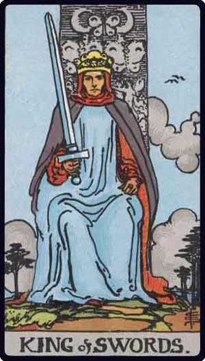 King of Swords tarot card