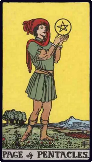 Page of Pentacles tarot card
