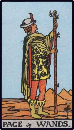 Page of Wands tarot card