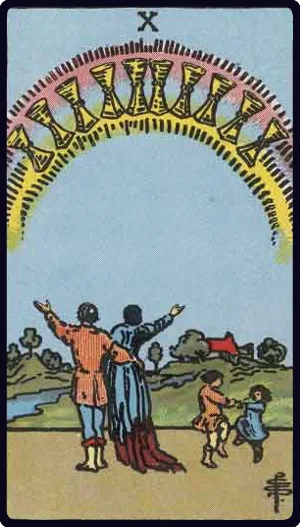 Ten of Cups tarot card
