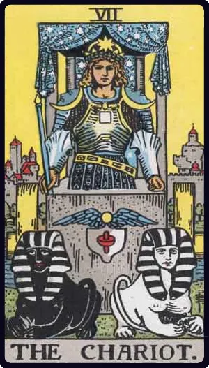 The Chariot tarot card