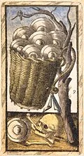 Eight of Coins in Sola Busca