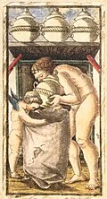 Four of Cups in Sola Busca