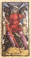 King of Batons in Sola Busca