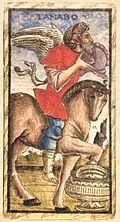 Knight of Cups in Sola Busca