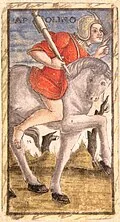 Knight of Swords in Sola Busca