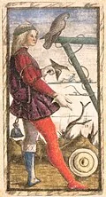 Page of Coins in Sola Busca