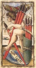 Seven of Batons in Sola Busca