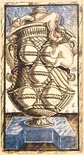 Six of Cups in Sola Busca