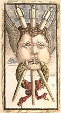 Three of Swords in Sola Busca