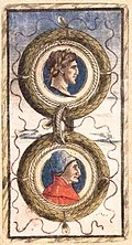 Two of Coins in Sola Busca